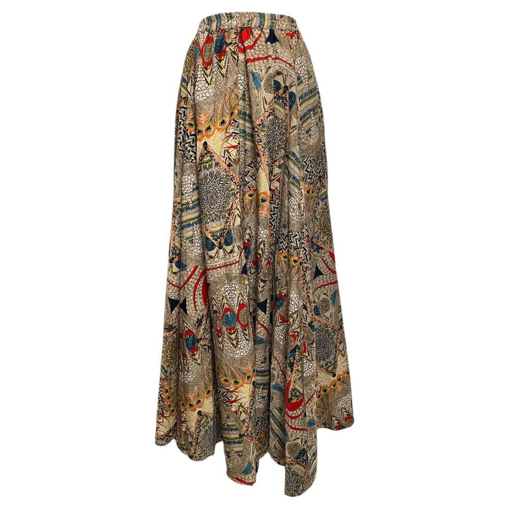 Colorful circle skirt